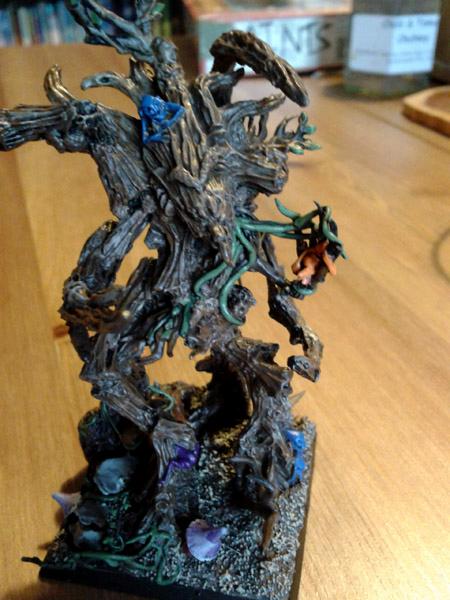 Figurine Warhammer Elfe Sylvain - Treeman Arbre - Démonté Non Peint - Games Workshop